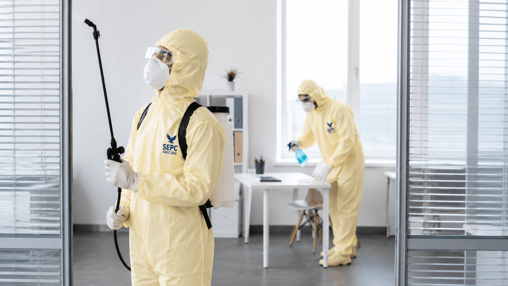 Disinfection and Sanitization - Speed Eagle Pest Control LLC service banner