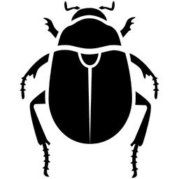 Beetle control pest control service icon