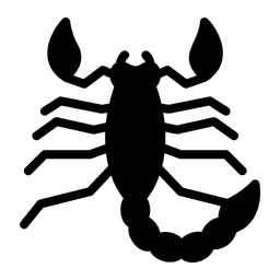 Scorpion control pest control service icon